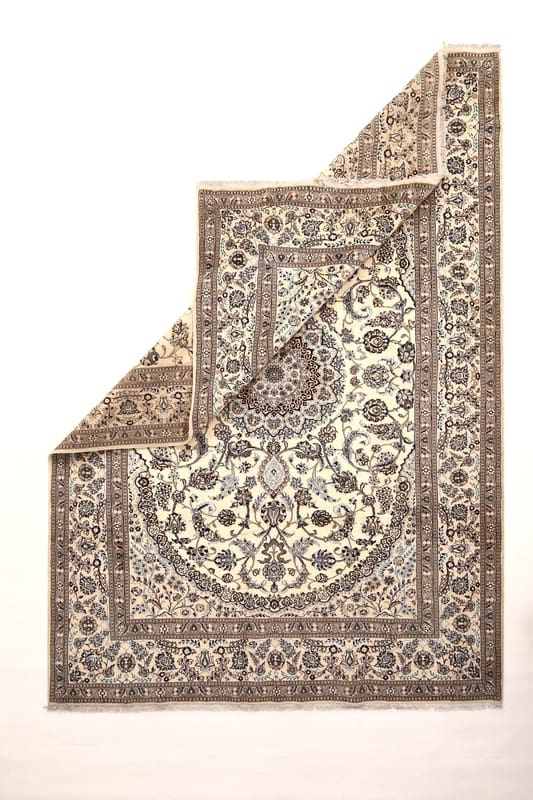 Nain Perserteppich 415 × 288 cm aus Wolle & Seide, handgeknüpft