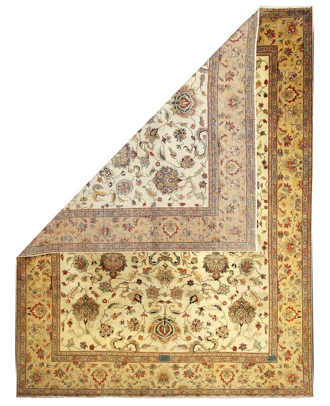 Täbriz Perserteppich 385 × 296 cm aus Wolle, handgeknüpft