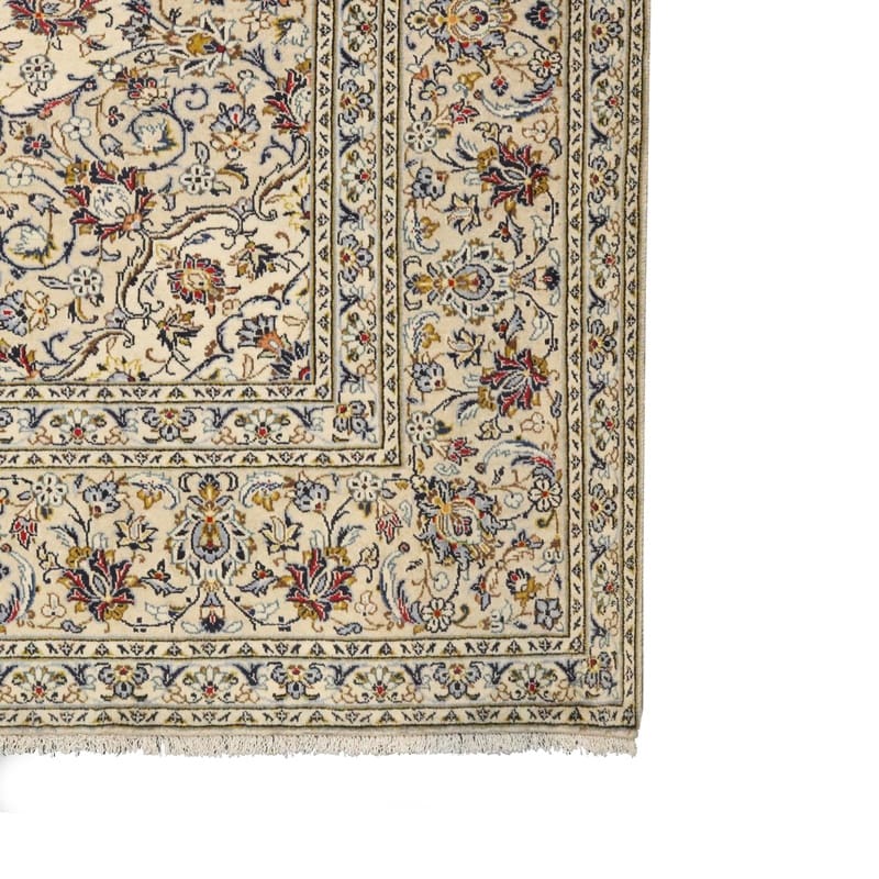 Handgeknüpfter Kashan Perserteppich, Wolle