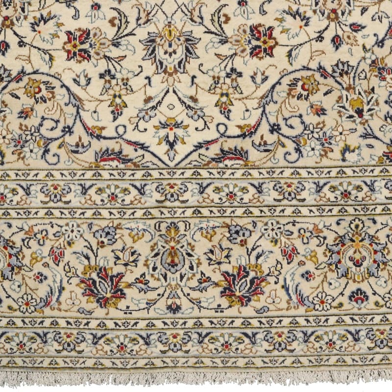 Handgeknüpfter Kashan Perserteppich, Wolle