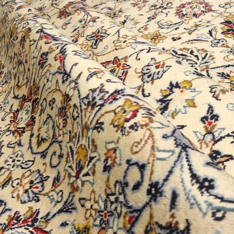 Handgeknüpfter Kashan Perserteppich, Wolle