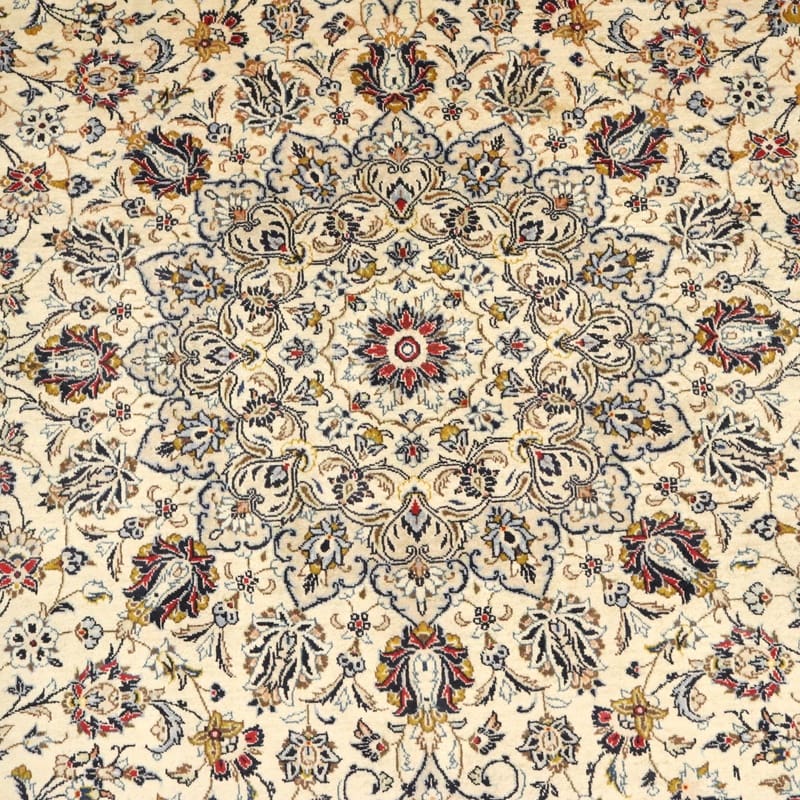 Handgeknüpfter Kashan Perserteppich, Wolle
