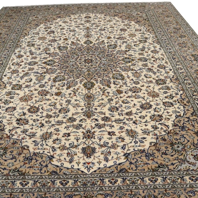 Handgeknüpfter Kashan Perserteppich 417 × 308 cm