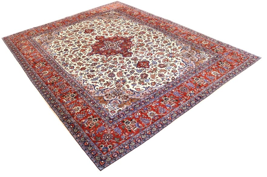 Handgeknüpfter Sarough Farahan Perserteppich 384 × 304 cm