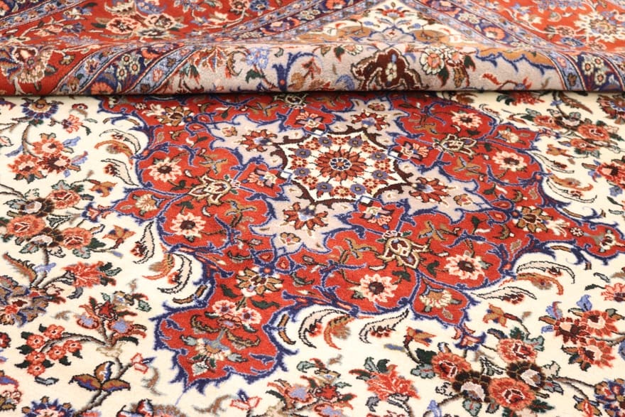 Handgeknüpfter Sarough Farahan Perserteppich 384 × 304 cm