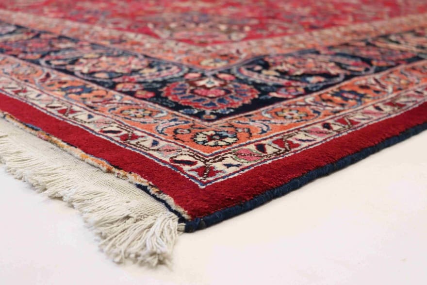 Mashhad Perserteppich aus Iran, 376 × 302 cm