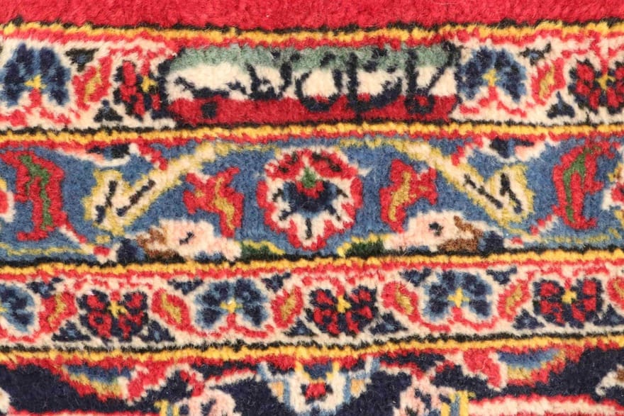 Handgeknüpfter Kashan Perserteppich, 423 × 303 cm