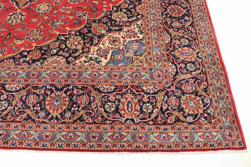 Handgeknüpfter Kashan Perserteppich, 423 × 303 cm