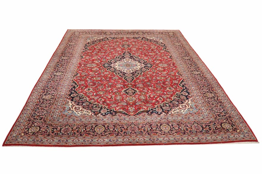 Kashan Perserteppich aus Iran, 406 × 303 cm