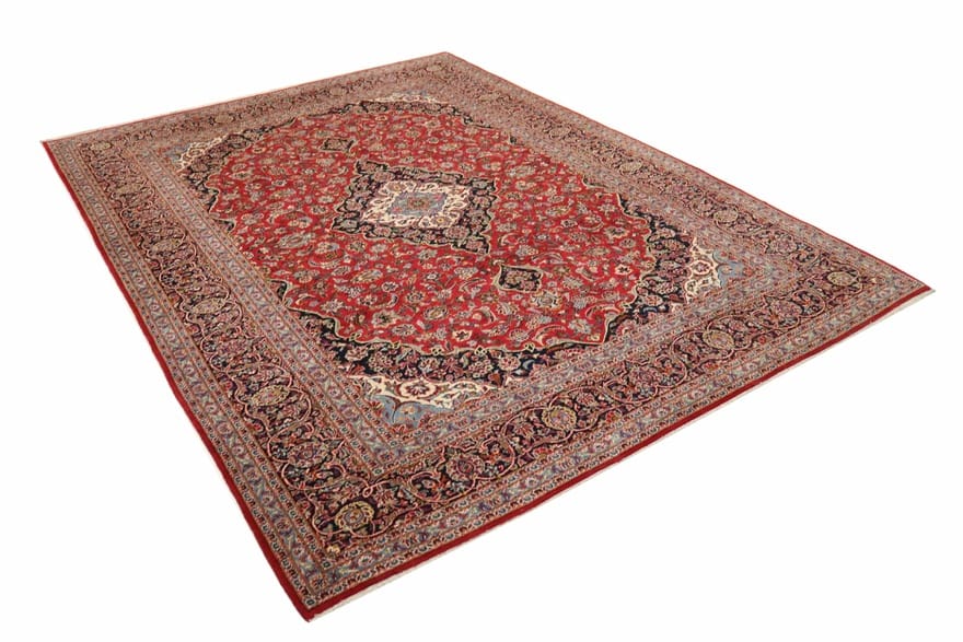 Kashan Perserteppich aus Iran, 406 × 303 cm