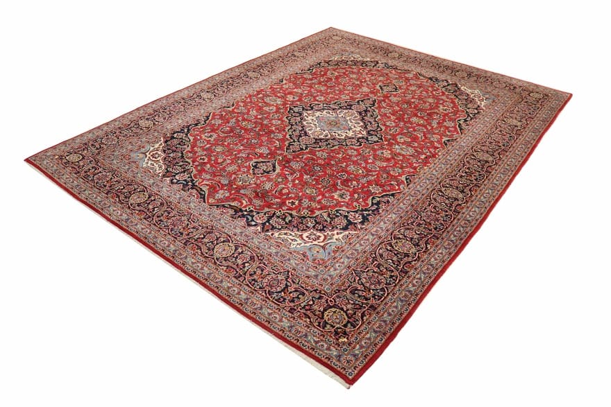 Kashan Perserteppich aus Iran, 406 × 303 cm