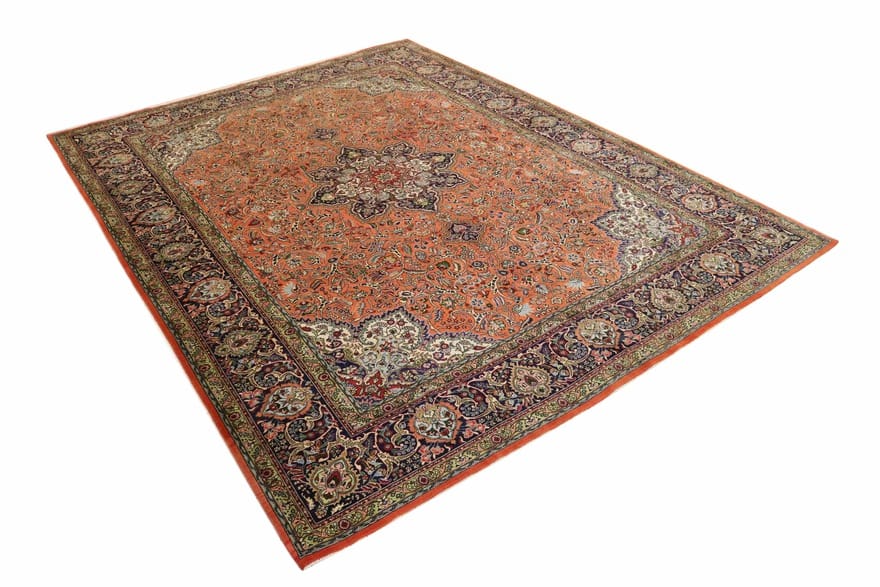 tabriz-40-raj-teppich-399x306-cm-handgeknupft-perserteppich-2 Täbriz Perserteppich 397 × 305 cm aus Wolle, handgeknüpft