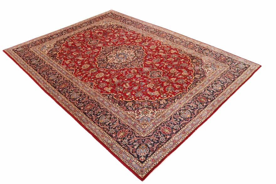 Kashan Perserteppich aus Iran, 395 × 285 cm