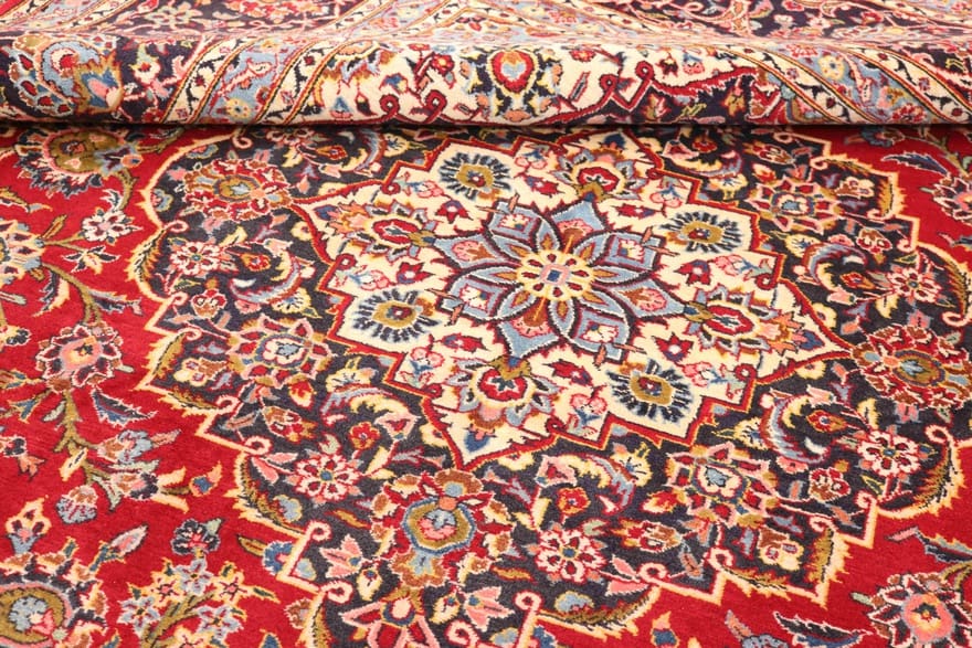 Kashan Perserteppich aus Iran, 395 × 285 cm