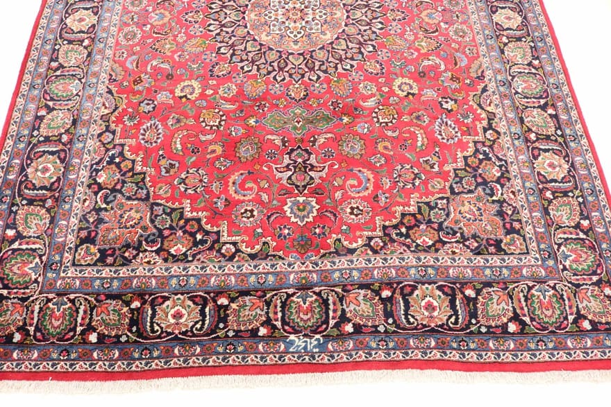 Handgeknüpfter Mashhad Perserteppich, 396 × 294 cm, Wolle
