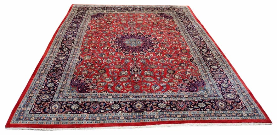 Handgeknüpfter Mashhad Perserteppich, 400 × 290 cm, Wolle
