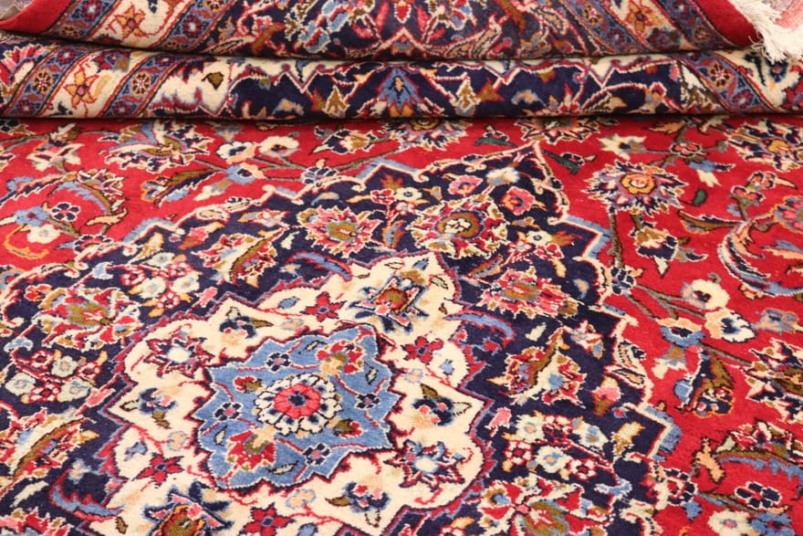 Handgeknüpfter Mashhad Perserteppich, 420 × 300 cm, Wolle