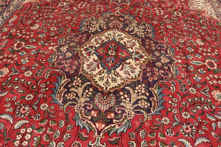 Handgeknüpfter Täbriz Perserteppich 395 × 295 cm