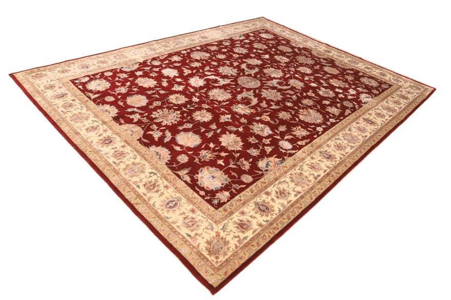Handgeknüpfter Täbriz Orientteppich, 360 × 256 cm, Wolle