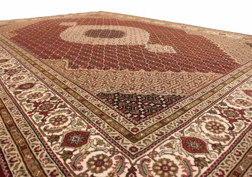 Täbriz Orientteppich 351 × 250 cm aus Wolle, handgeknüpft