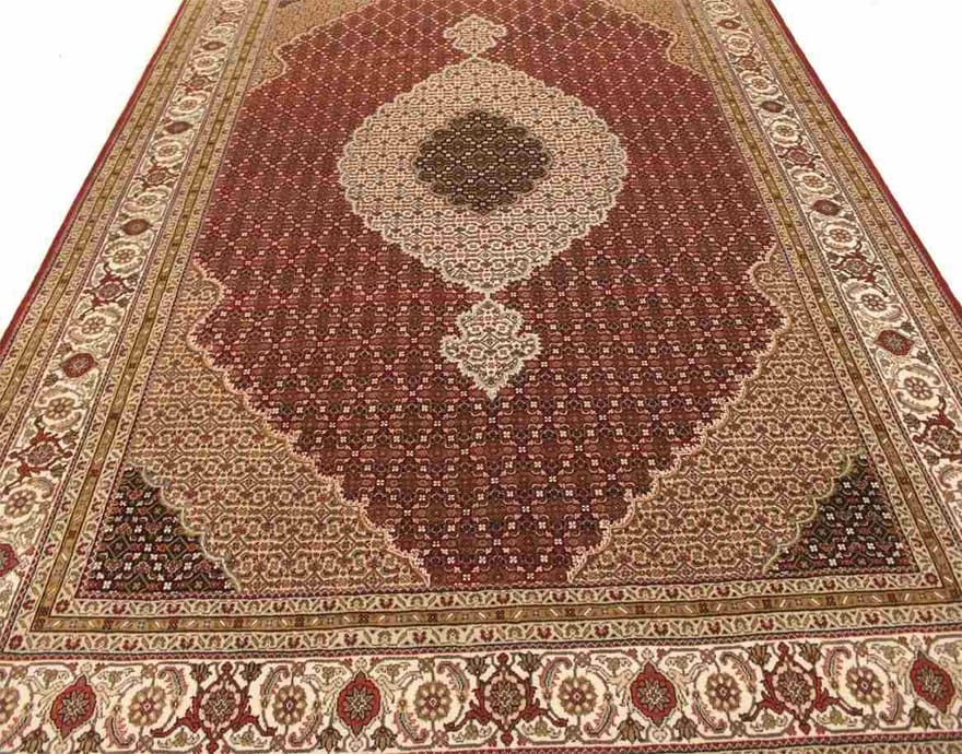 Täbriz Orientteppich 351 × 250 cm aus Wolle, handgeknüpft
