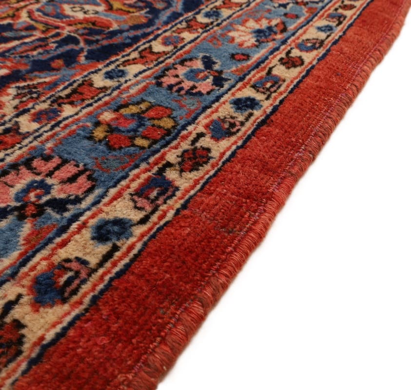 Kashan Perserteppich antik, 343 × 230 cm, Wolle