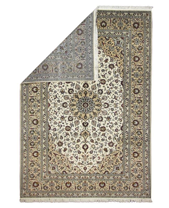 Kashan Perserteppich 350 × 242 cm aus Wolle, handgeknüpft