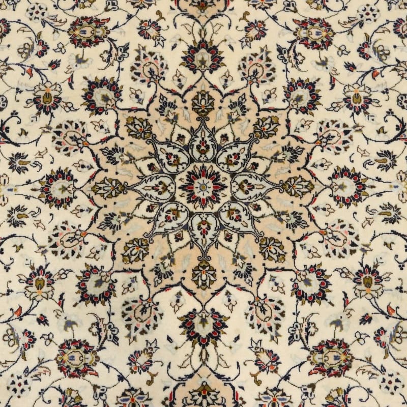Kashan Perserteppich 350 × 242 cm aus Wolle, handgeknüpft