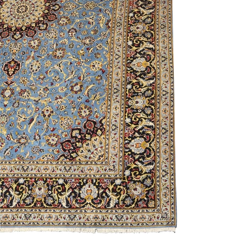 Kashan Perserteppich 362 × 241 cm aus Wolle, handgeknüpft