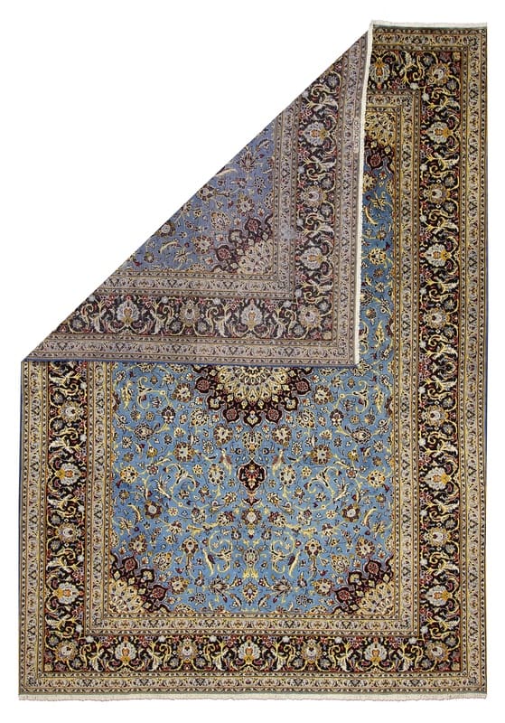 Kashan Perserteppich 362 × 241 cm aus Wolle, handgeknüpft
