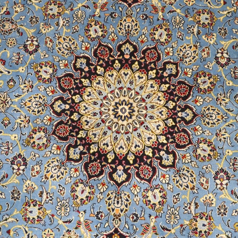 Kashan Perserteppich 362 × 241 cm aus Wolle, handgeknüpft