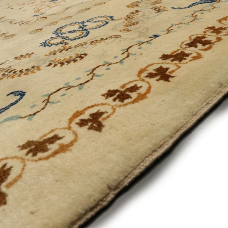 Kashan Perserteppich antik, 369 × 269 cm, Wolle