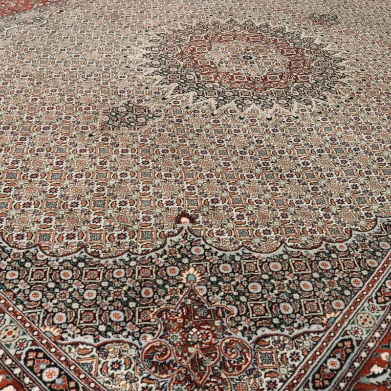Handgeknüpfter Moud Perserteppich 342 × 247 cm