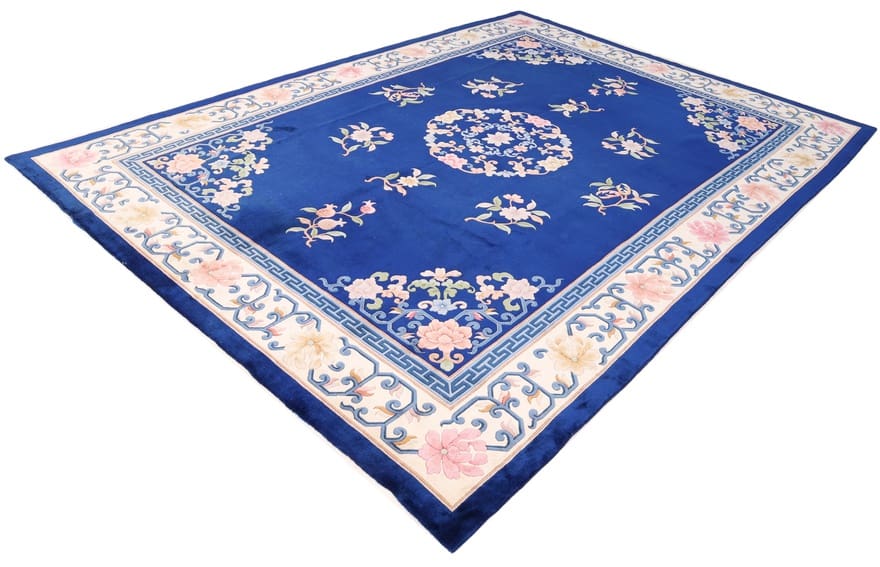 Handgeknüpfter Teppich, 366 × 271 cm, Wolle