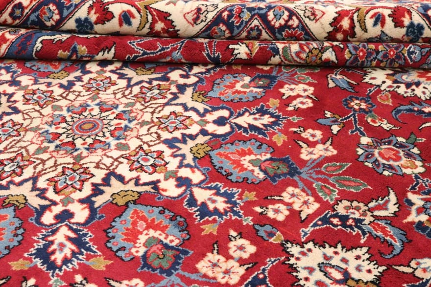 Yazd Perserteppich 359 × 254 cm aus Wolle, handgeknüpft