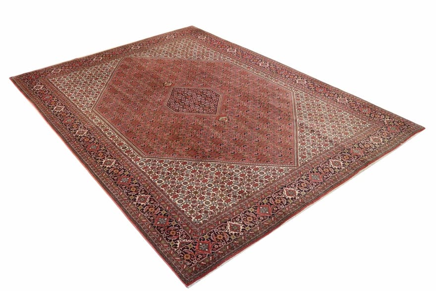 bidjar-teppich-349x250-cm-robust-verschleibfest-handgeknupft-3 Handgeknüpfter Bijar Perserteppich 347 × 249 cm