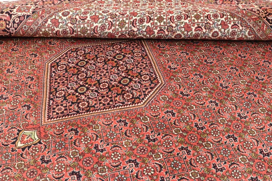 bidjar-teppich-349x250-cm-robust-verschleibfest-handgeknupft-5 Handgeknüpfter Bijar Perserteppich 347 × 249 cm