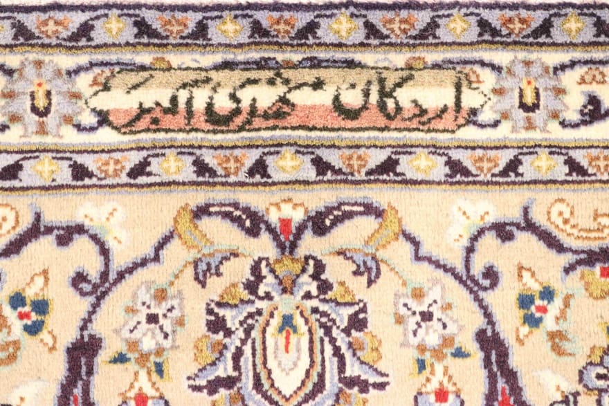 Kashan Perserteppich 368 × 272 cm aus Wolle, handgeknüpft