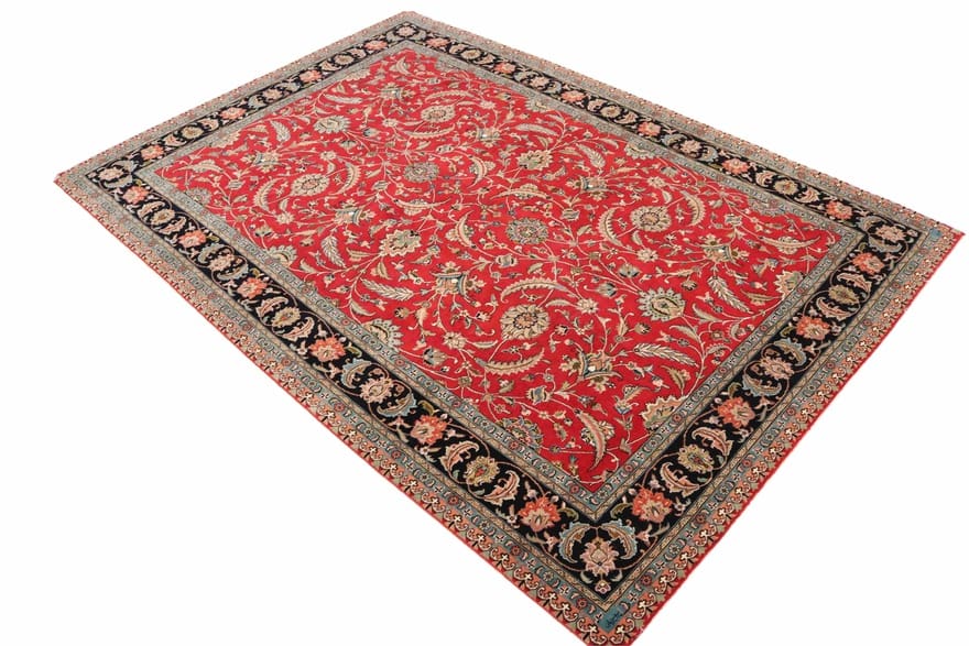 Handgeknüpfter Täbriz Perserteppich 345 × 245 cm