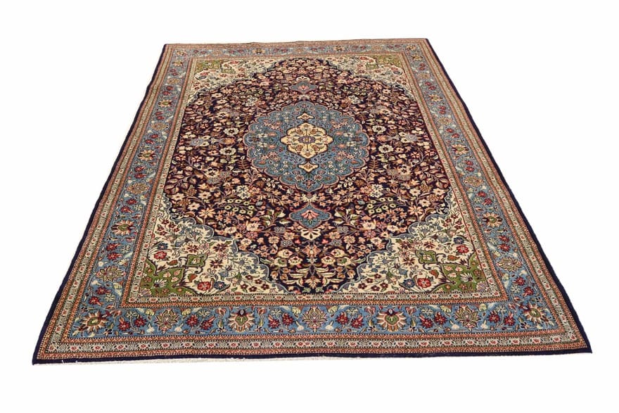 ghom-teppich-349x231-cm-aus-seide-handgeknupft-luxurios-1 Ghom Perserteppich 347 × 230 cm aus Wolle, handgeknüpft