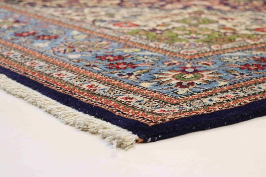 ghom-teppich-349x231-cm-aus-seide-handgeknupft-luxurios-4 Ghom Perserteppich 347 × 230 cm aus Wolle, handgeknüpft