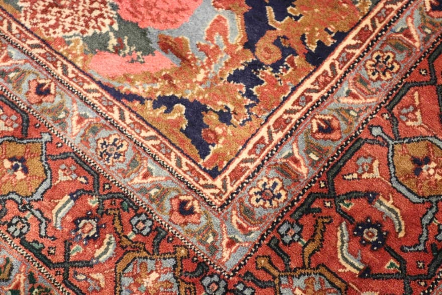 Perserteppich 335 × 248 cm aus Wolle, handgeknüpft