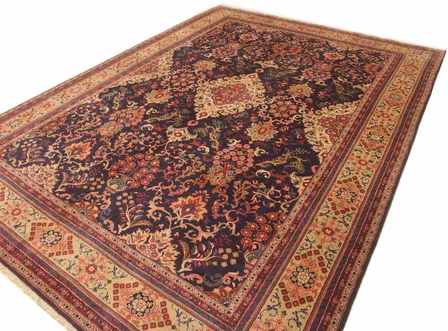 Handgeknüpfter Sarough Farahan Perserteppich, 368 × 271 cm, Wolle