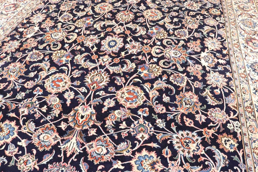 orientteppich-mashad-sherkat-360x244-cm-robust-rot-blau-handgeknupft-7 Mashhad Perserteppich aus Iran, 358 × 243 cm