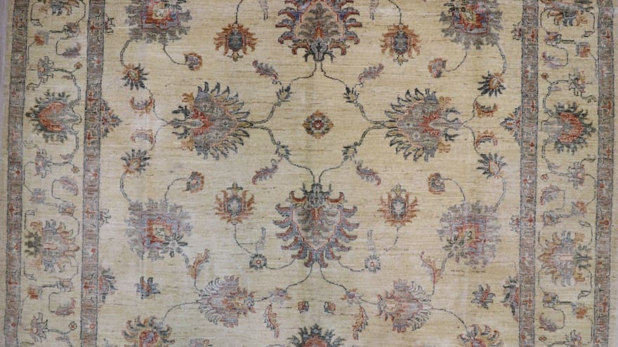 Ziegler Orientteppich 297 × 209 cm aus Wolle, handgeknüpft