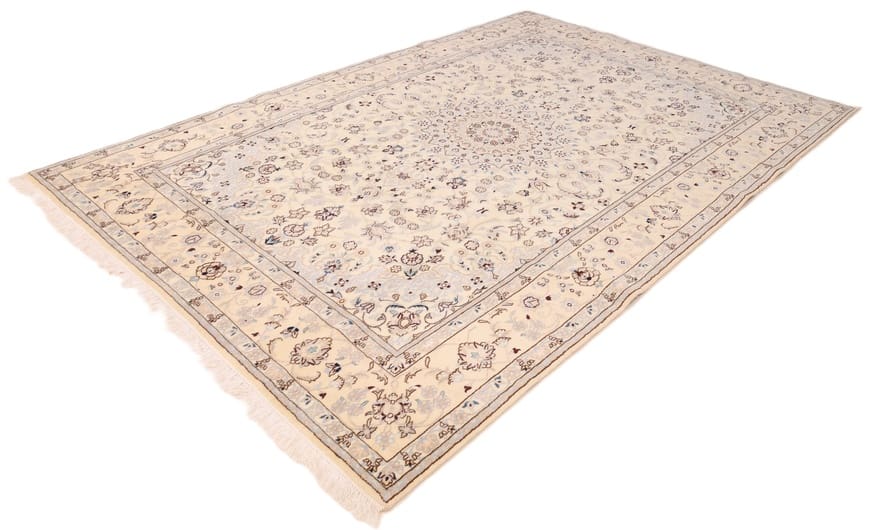 zeitloser-nain-9la-teppich-305x208-cm-wolle-seide-handgeknupft-3 Nain Perserteppich antik, 303 × 207 cm, Wolle
