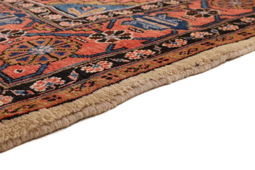 Handgeknüpfter Sarough Farahan Perserteppich, 318 × 210 cm, Wolle & Seide