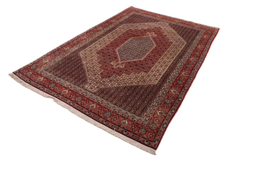 eleganter-senneh-teppich-300x197-cm-handgeknupft-perserteppich-3 Perserteppich 298 × 196 cm aus Wolle, handgeknüpft