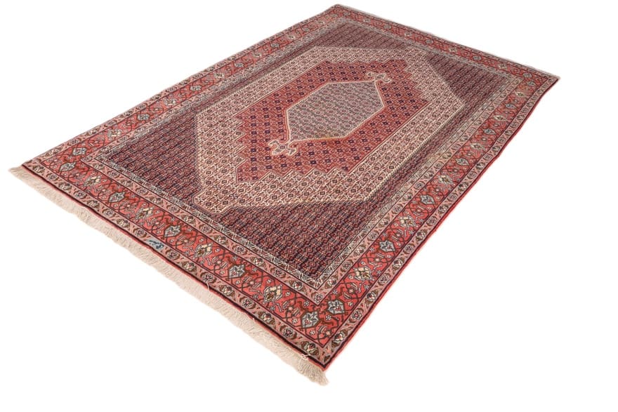 eleganter-senneh-teppich-300x197-cm-handgeknupft-perserteppich-4 Perserteppich 298 × 196 cm aus Wolle, handgeknüpft