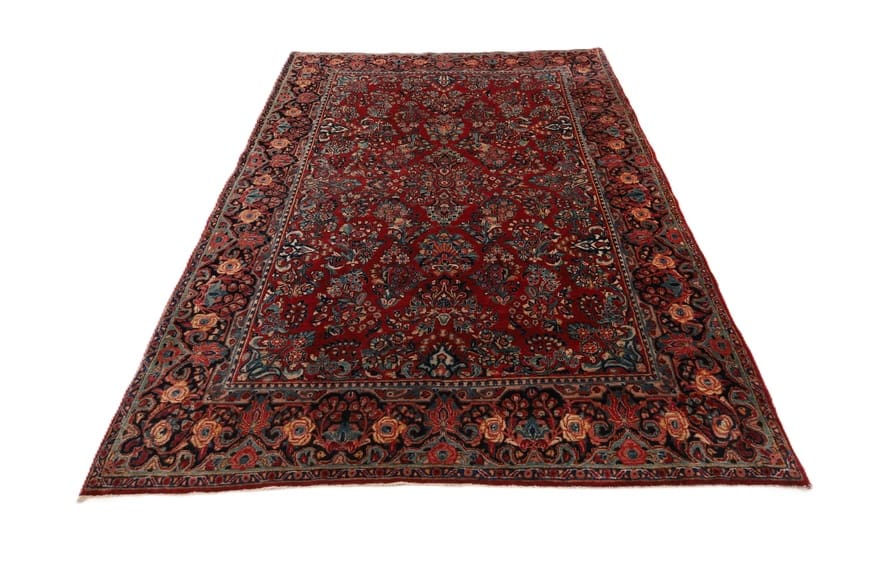 Sarough Farahan Perserteppich antik, 276 × 182 cm, Wolle